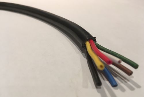Trailer Cable 7 Core BLACK