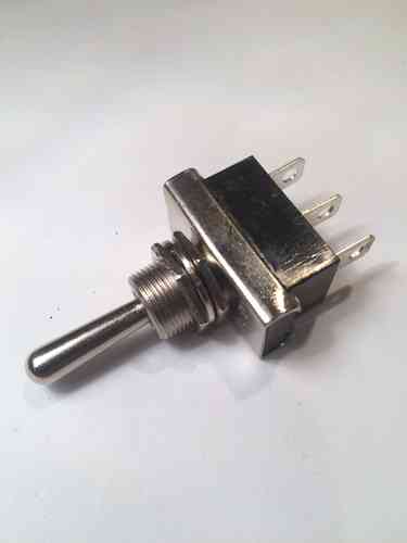 Metal Toggle Switch ON / OFF / ON